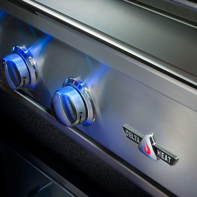 Delta Heat 32" Gas Grill with Infrared Rotisserie & Sear Zone - Black Control Panel, Color Edition DHBQ32RS-K