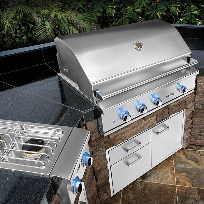 Delta Heat DHBQ26G-D Built-In Gas Grill, 26-Inches