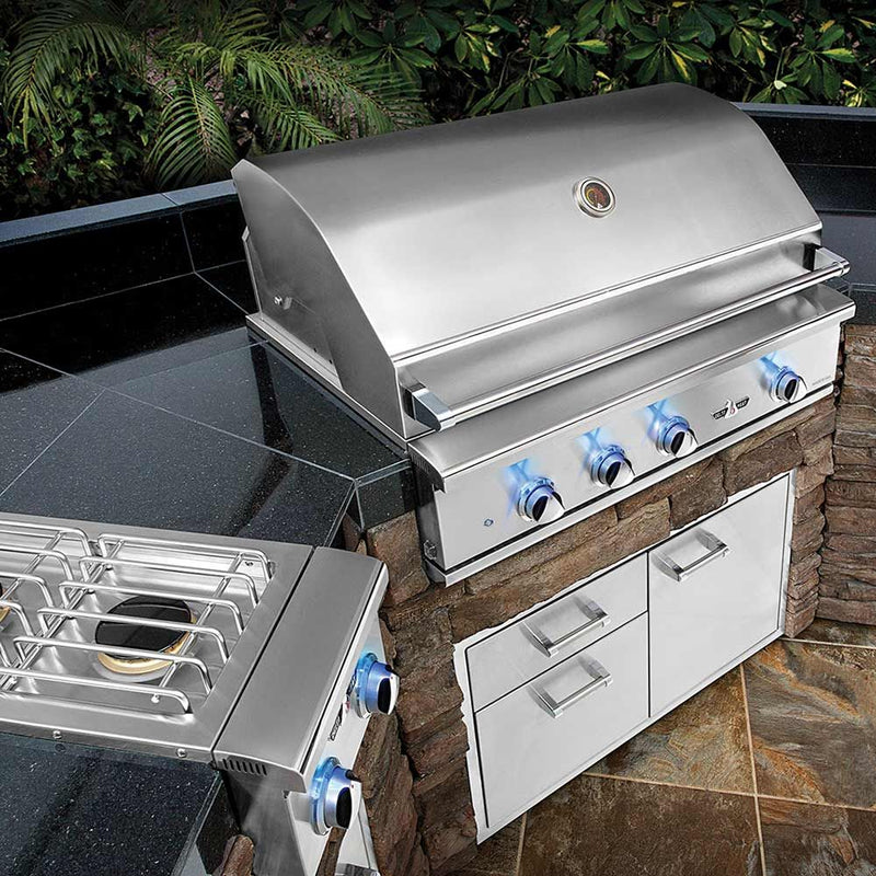 Delta Heat DHBQ38-D Built-In Gas Grill, 38-Inches