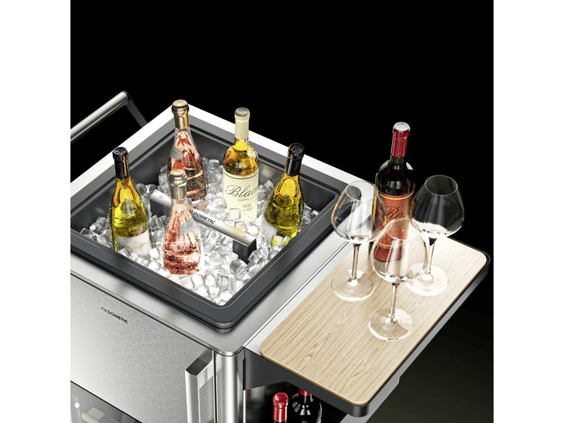 Dometic MoBar 300 S Outdoor Mobile Bar Cart & Beverage Center with Single Zone Refrigerator