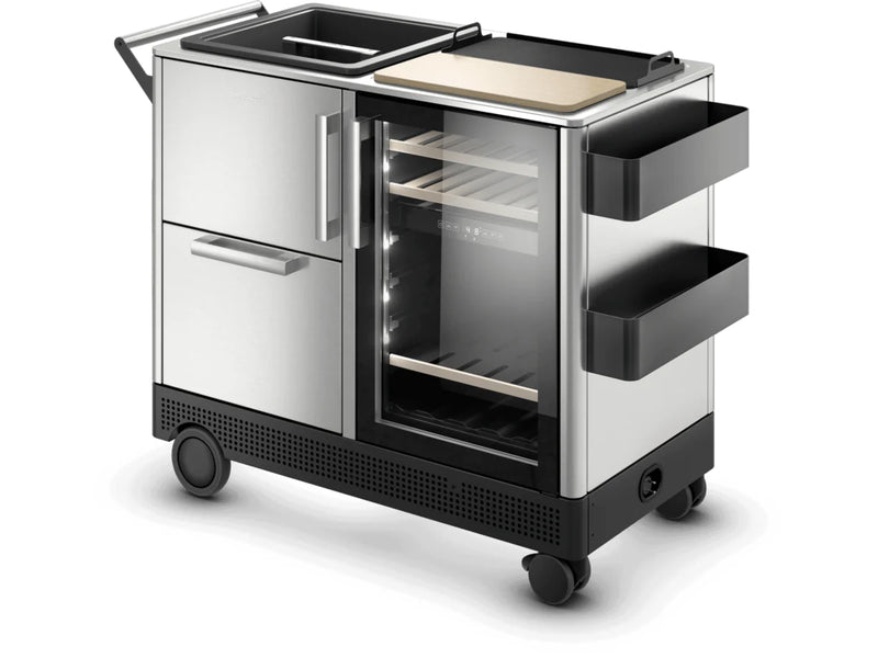 Dometic MoBar 550S Outdoor Mobile Bar Cart & Beverage Center | Dual Zone Refrigerator