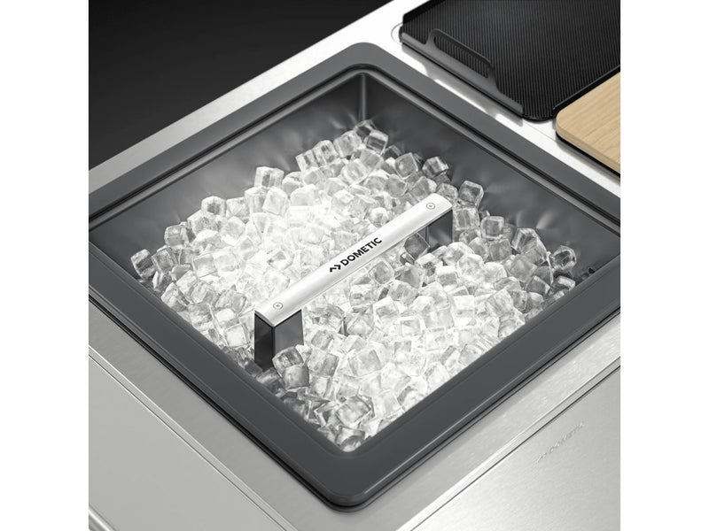 Dometic MoBar 550S Outdoor Mobile Bar Cart & Beverage Center | Dual Zone Refrigerator