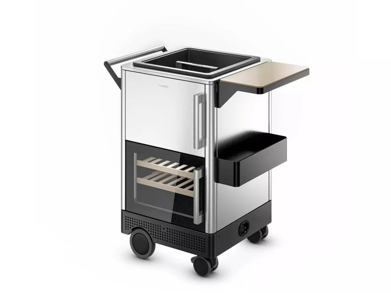 Dometic MoBar 300 S Outdoor Mobile Bar Cart & Beverage Center with Single Zone Refrigerator
