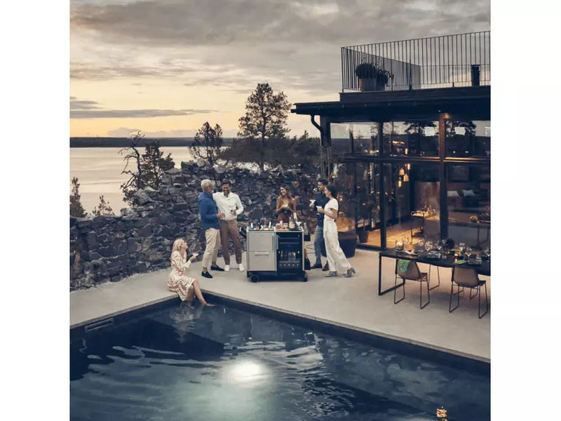 Dometic MoBar 550S Outdoor Mobile Bar Cart & Beverage Center | Dual Zone Refrigerator