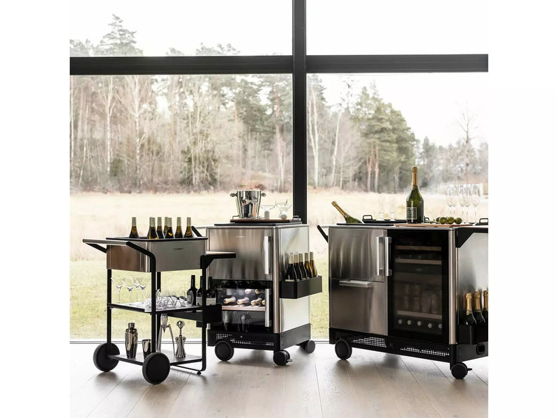 Dometic MoBar 550S Outdoor Mobile Bar Cart & Beverage Center | Dual Zone Refrigerator