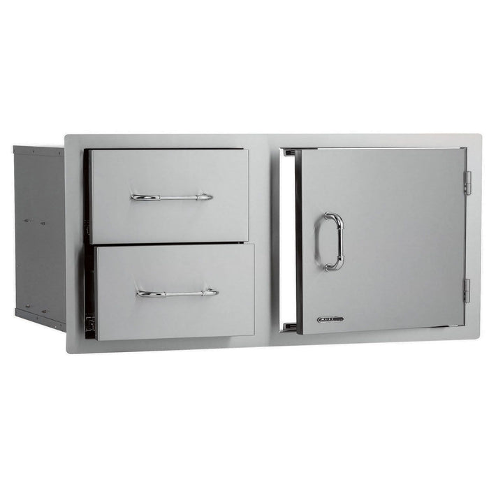 Bull BG-55875 Stainless Steel Door/Double Drawer Combo, 40.5x22-Inches
