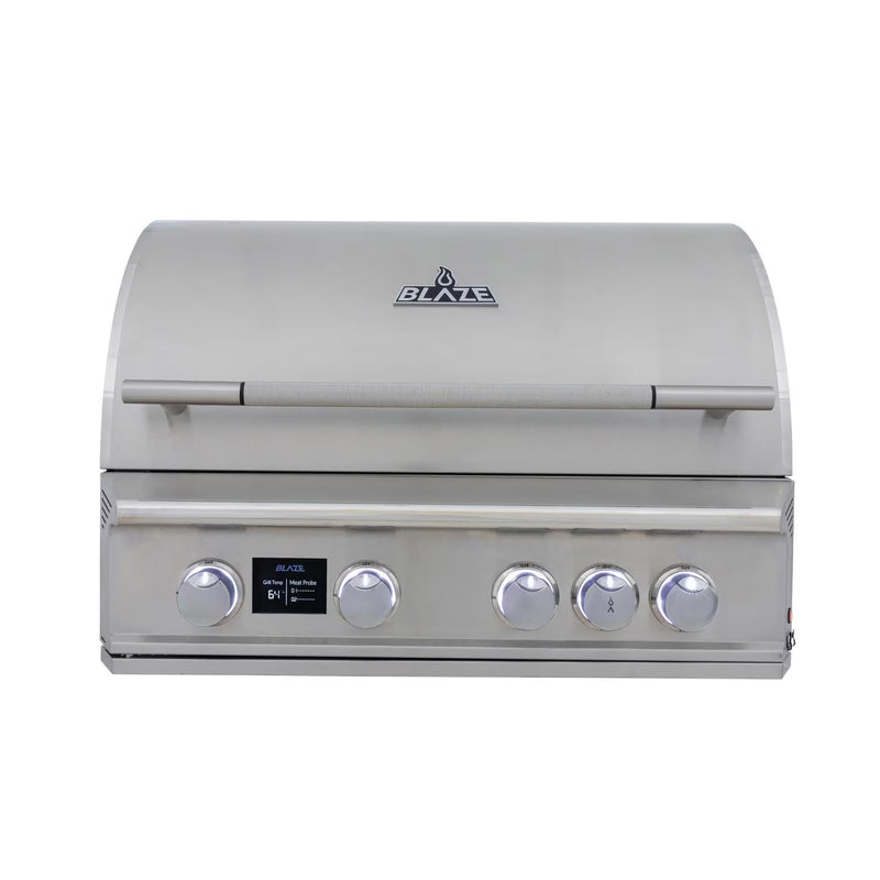 Blaze LTE PRO 32-Inch 4-Burner Built-In Gas Grill With Rear Infrared Burner & Rotisserie