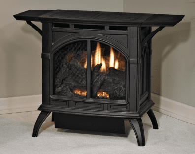 Empire 22 Inch Vent Free Cast Iron Heating Stove - 10,000 BTU