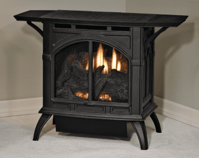 Empire 22 Inch Vent Free Cast Iron Heating Stove with Intermittent Pilot - 20,000 BTU