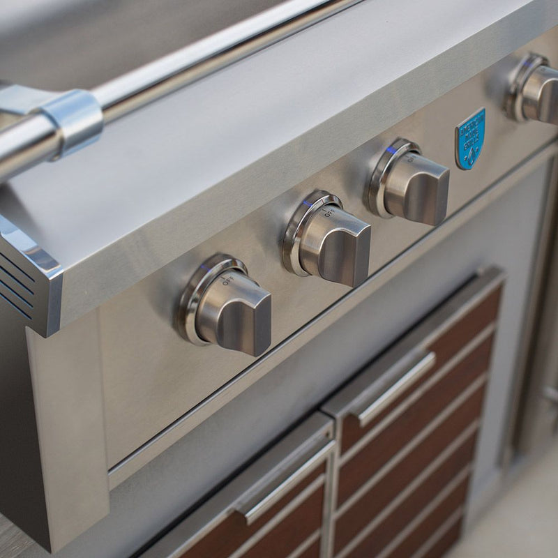 American Made Grills AMG-EST36 Estate 36-Inch Built-In Gas Grill with Infrared Searing Burner and Rotisserie Kit