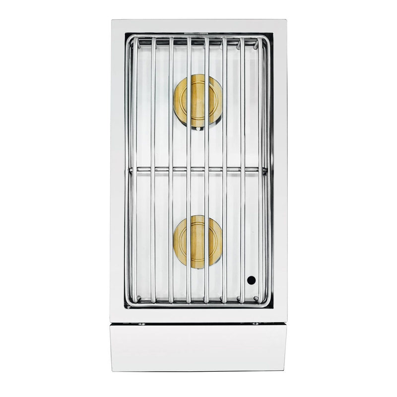 American Made Grills AMG-ESTSB2 Estate Built-In Double Side Burner with LED Lights