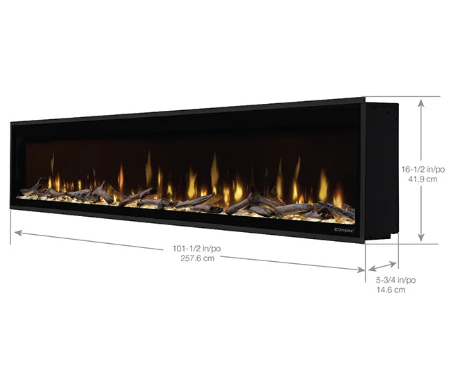Dimplex Ignite Evolve 100" Built-in Linear Electric Fireplace (EVO100)