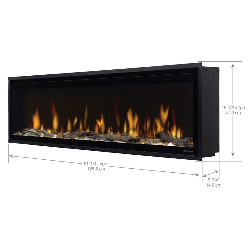 Dimplex Ignite Evolve 60" Built-in Linear Electric Fireplace (EVO60)