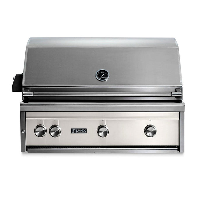 Lynx Professional 36-Inch Built-In Natural Gas Grill With Rotisserie - L36R-3-NG