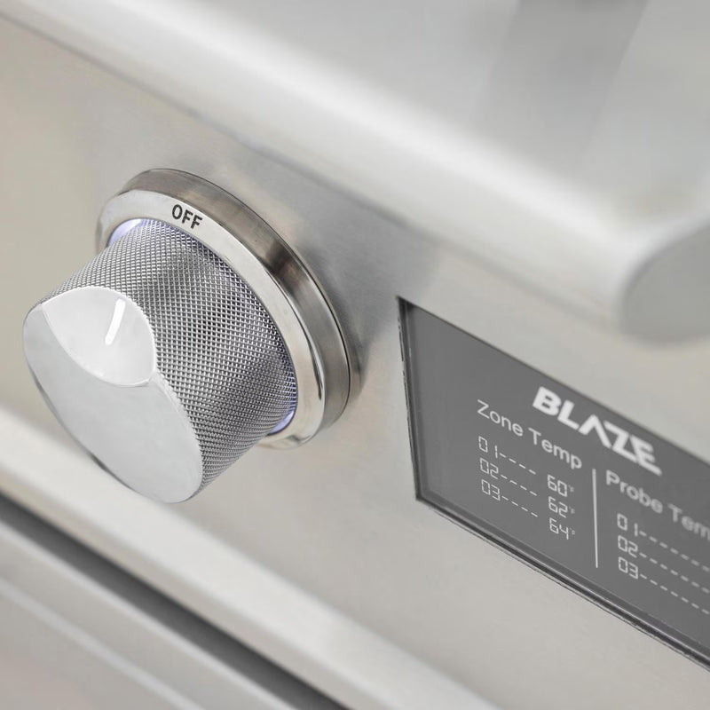 Blaze Premium LTE Pro 40-Inch Freestanding Gas Griddle With Lights