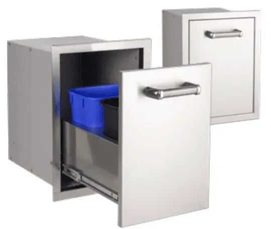 Fire Magic 14" 53820TSC Premium Flush Trash Cabinet w/ Soft Close