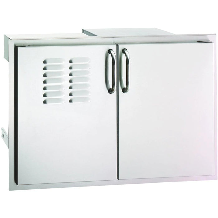 Fire Magic Select 30-Inch Double Access Door with Drawers And Propane Tank Storage (33930S-12T)