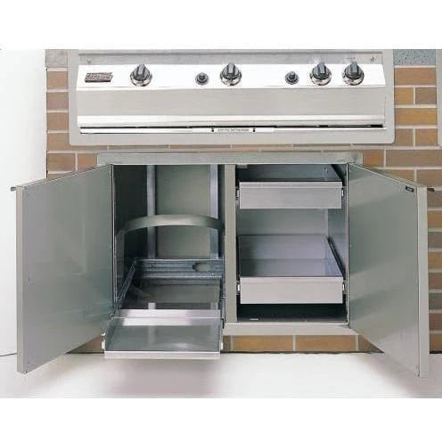 Fire Magic Select 30.5-Inch x 21-Inch Double Access Door With Drawers And Trash Bin Storage (33930S-12)