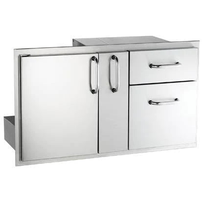 Fire Magic Select 36 1/2-Inch Access Door with Platter Storage And Double Drawer (33816S)