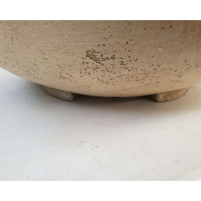 TrueFlame 30-Inch Round Fire Pit With Water Fountain