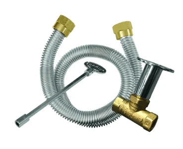 Firegear 29" SS Round Pan Gas Fire Pit Insert FPB-29RBS22MT-N