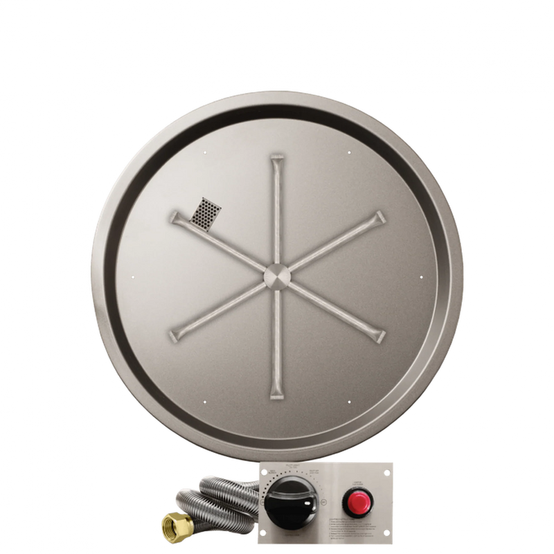 Firegear TPSI Round Drop-In Natural Gas Fire Pit Burner FPB-33RBS31TPSI-N