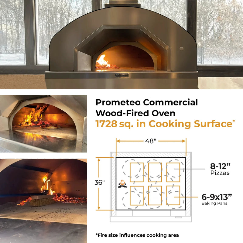 Fontana Prometeo Commercial Wood-Fired Oven
