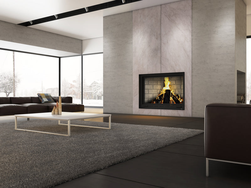 Valcourt Frontenac Guillotine Door Wood-Burning Fireplace