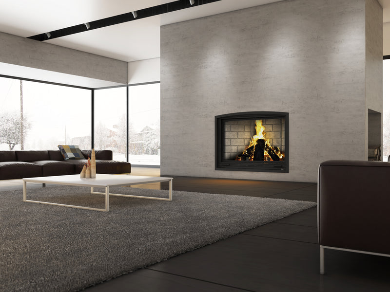 Valcourt Frontenac Guillotine Door Wood-Burning Fireplace