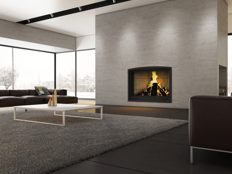 Valcourt Frontenac Guillotine Door Wood-Burning Fireplace