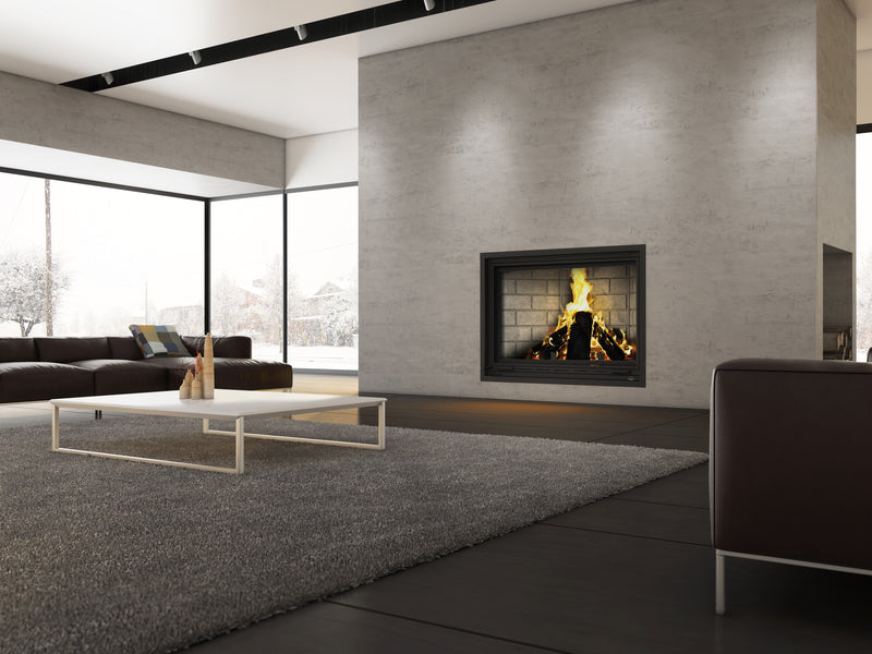 Valcourt Frontenac Guillotine Door Wood-Burning Fireplace