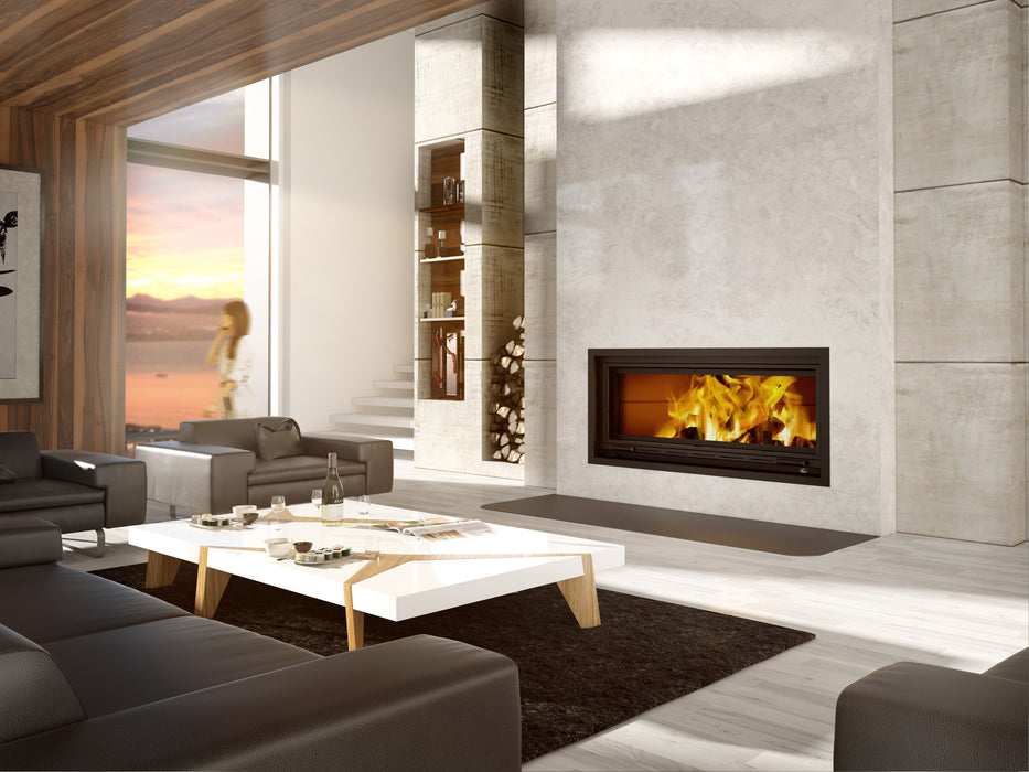 Valcourt St. Laurent Linear Wood-Burning Fireplace