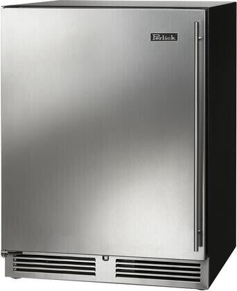 Perlick 24 Inch Built-In Under Counter Refrigerator with 5.2 cu. ft.  Capacity, 2 Wire Racks, Digital Control Panel, ENERGY STAR, and Zero  Clearance