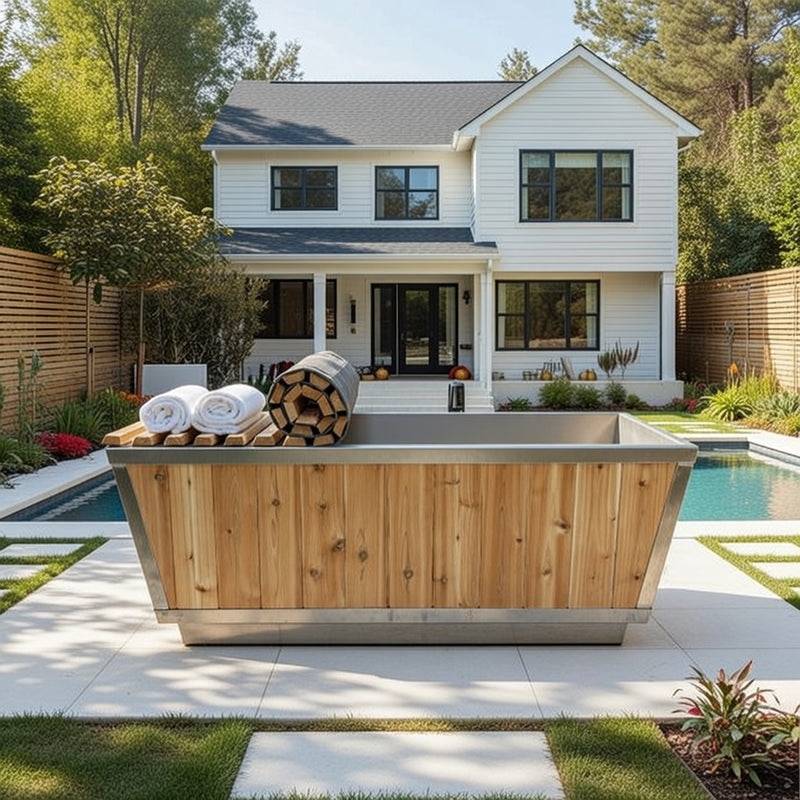 Dundalk Leisure Craft The Polar Plunge Tub with Stainless Steel Interior