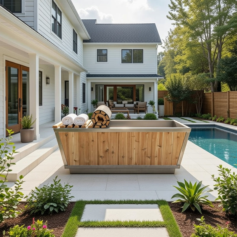 Dundalk Leisure Craft The Polar Plunge Tub with Stainless Steel Interior