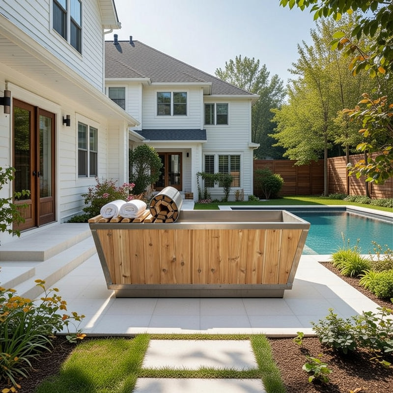 Dundalk Leisure Craft The Polar Plunge Tub with Stainless Steel Interior