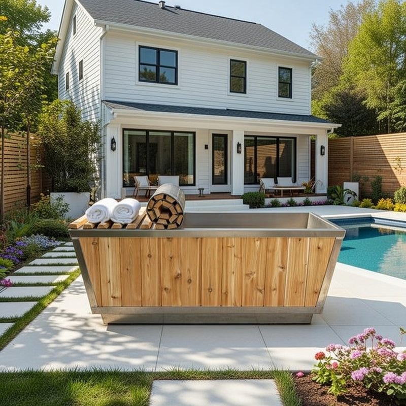 Dundalk Leisure Craft The Polar Plunge Tub with Stainless Steel Interior