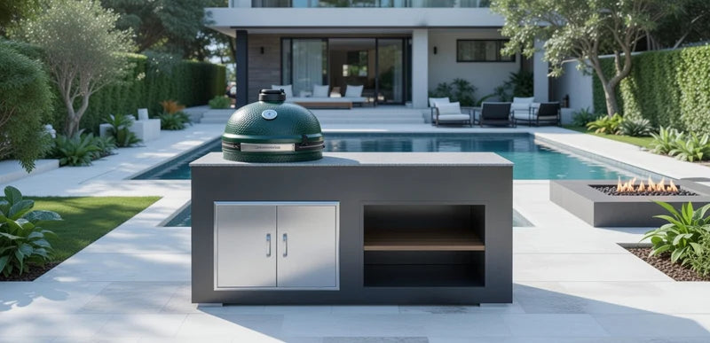 Grillandia Outdoor Kitchen and XL Green Egg | 6.6ft