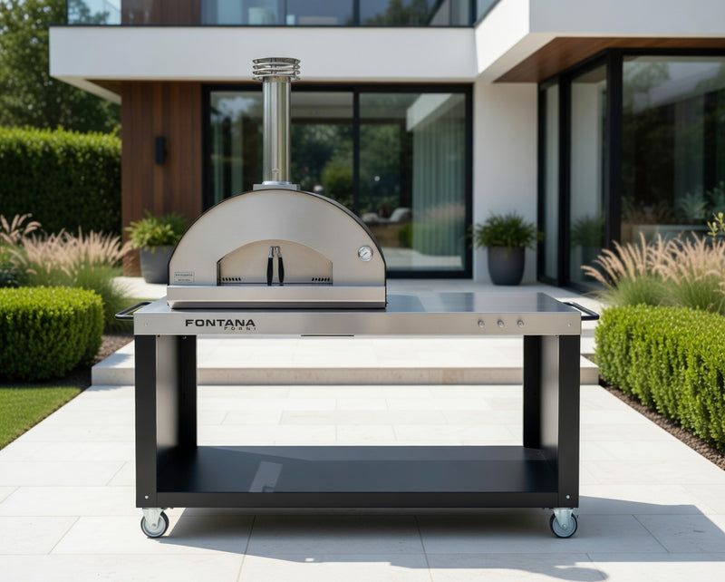 Fontana Mangiafuoco Wood Fired Pizza Oven - Table top Plus Desck