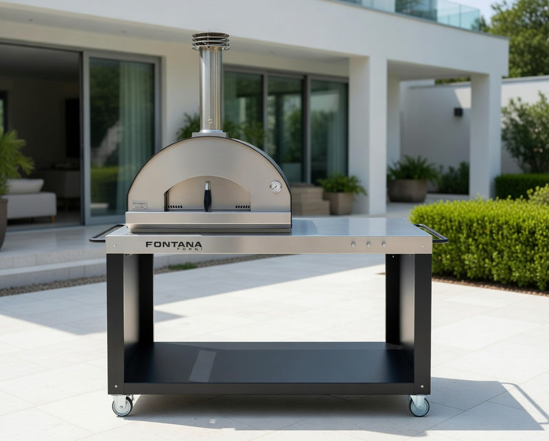 Fontana Mangiafuoco Wood Fired Pizza Oven - Table top Plus Desck
