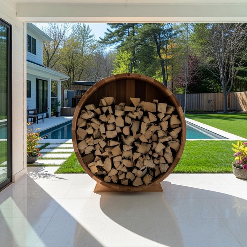 Dundalk Canadian Timber 5' Clear Cedar Firewood Storage