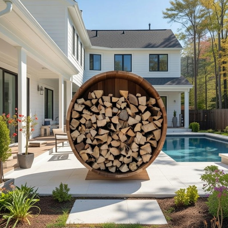 Dundalk Canadian Timber 5' Clear Cedar Firewood Storage