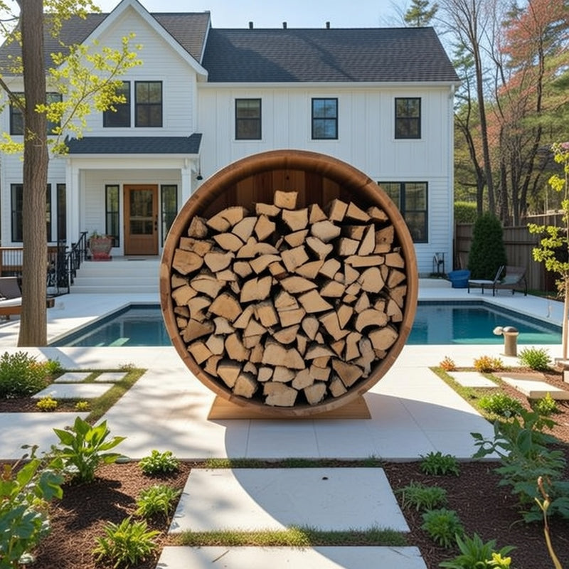 Dundalk Canadian Timber 5' Clear Cedar Firewood Storage