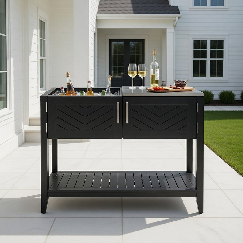 Outdoor Beverage Tub in Aluminum