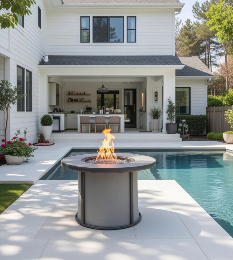 Fire Bowl 42" Round Natural Grey Cove Edge