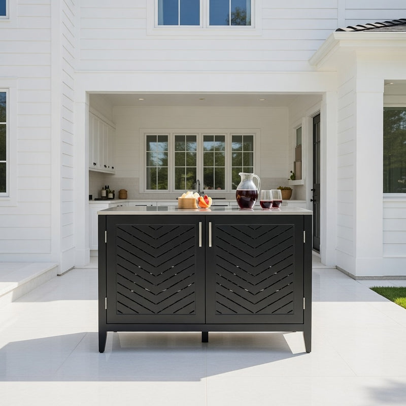 Outdoor Aluminum Cabinet with Two Doors