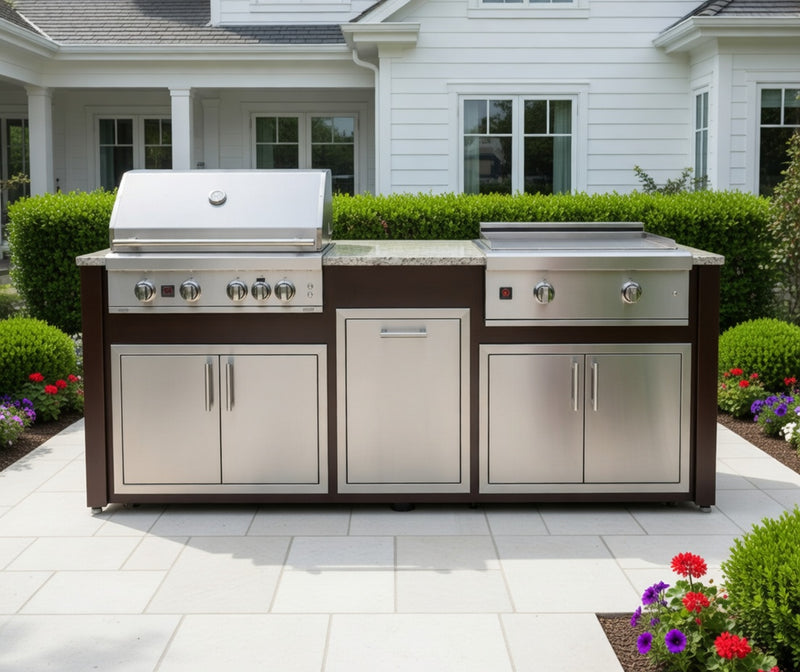 Complete Outdoor Kitchen Islands COKI 2.0 Peachtree Islands | Black