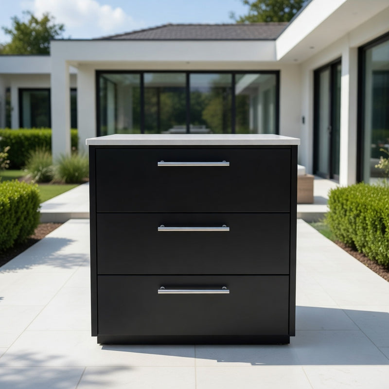 Outdoor Kitchen Elysia Triple Drawer Unit