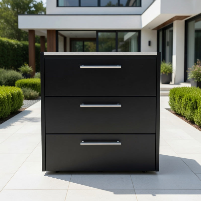 Outdoor Kitchen Elysia Triple Drawer Unit