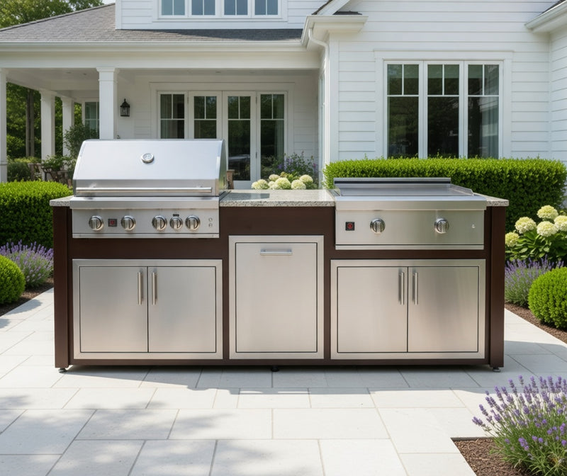 Complete Outdoor Kitchen Islands COKI 2.0 Peachtree Islands | Black